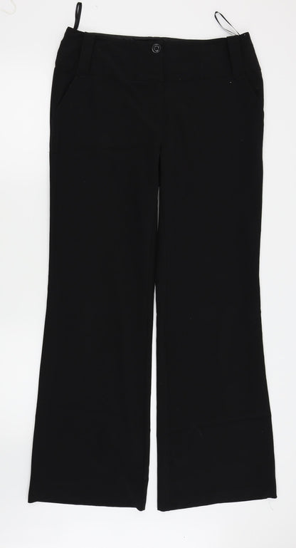 Asda George Womens Black   Trousers  Size 14 L29.5 in