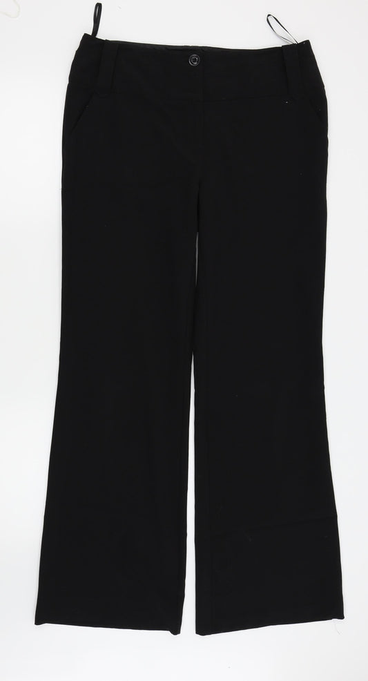 Asda George Womens Black   Trousers  Size 14 L29.5 in