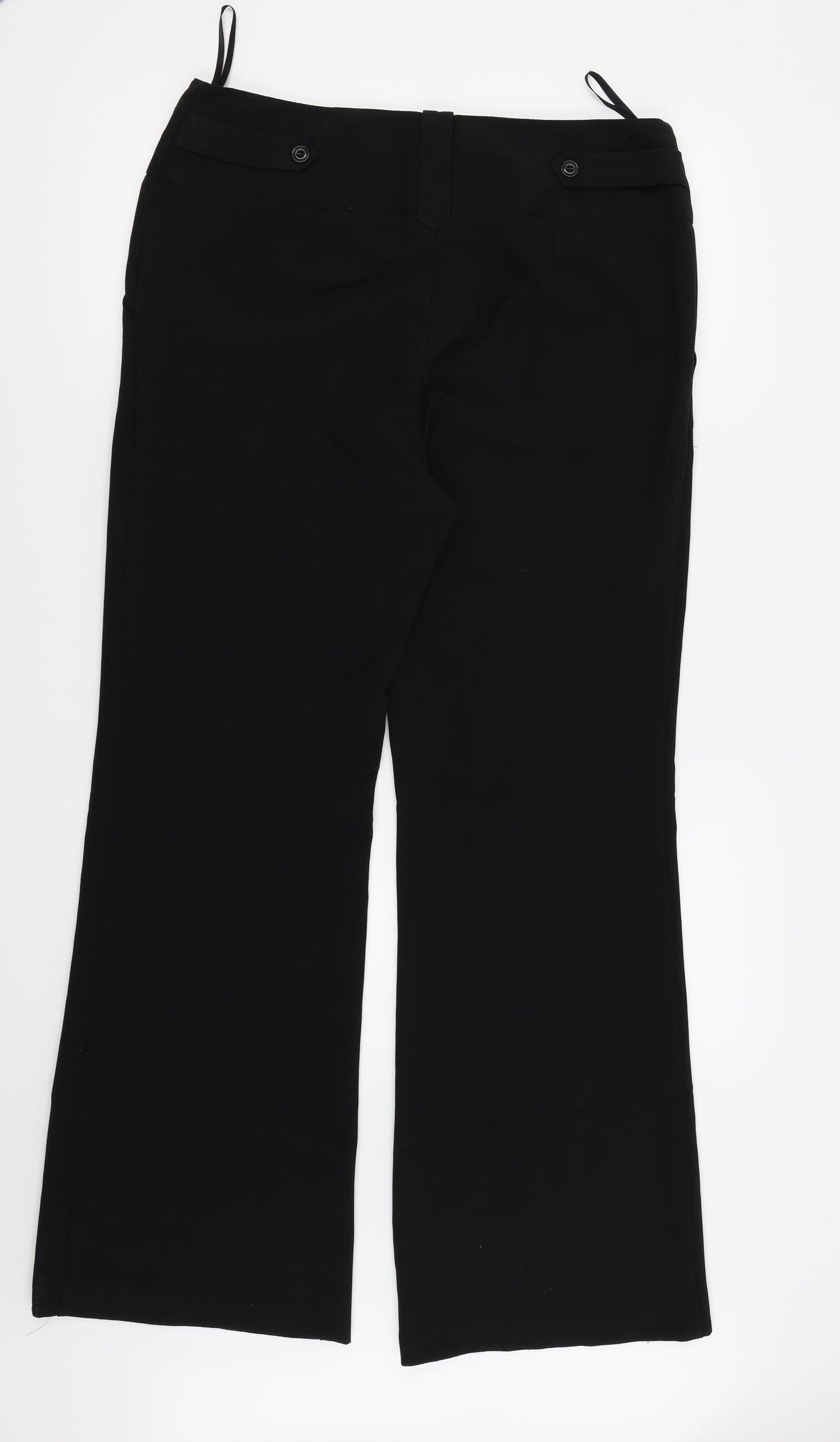 Asda George Womens Black   Trousers  Size 14 L29.5 in