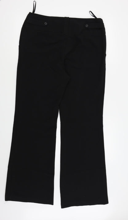 Asda George Womens Black   Trousers  Size 14 L29.5 in