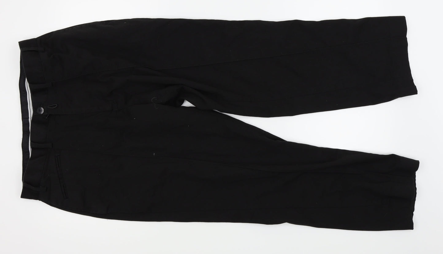 apgear Mens Black   Trousers  Size 34 in L26 in