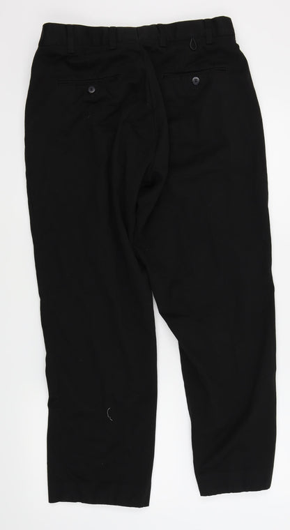 apgear Mens Black   Trousers  Size 34 in L26 in