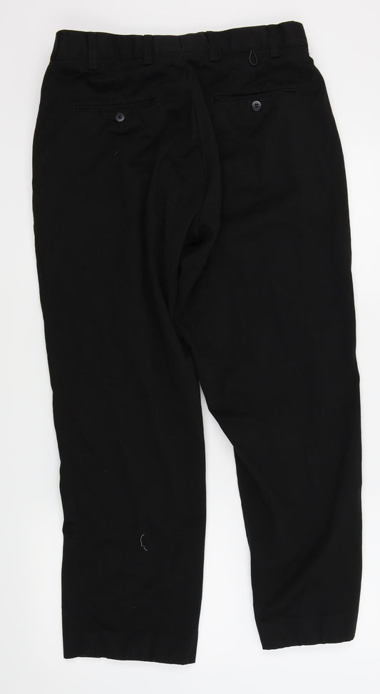 apgear Mens Black   Trousers  Size 34 in L26 in