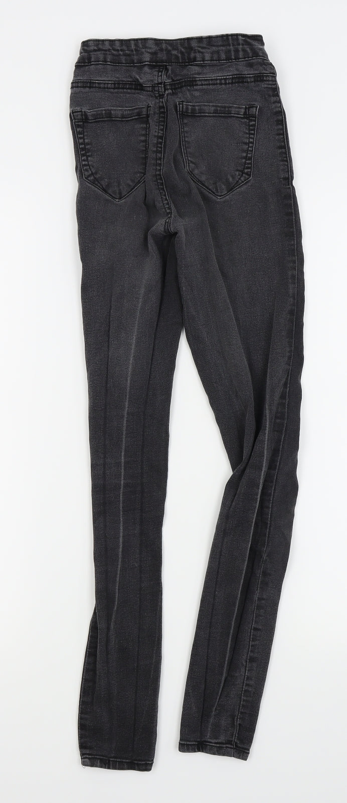 Womens UK Size 4 denim and co Regular Fit Skinny Black Jeans