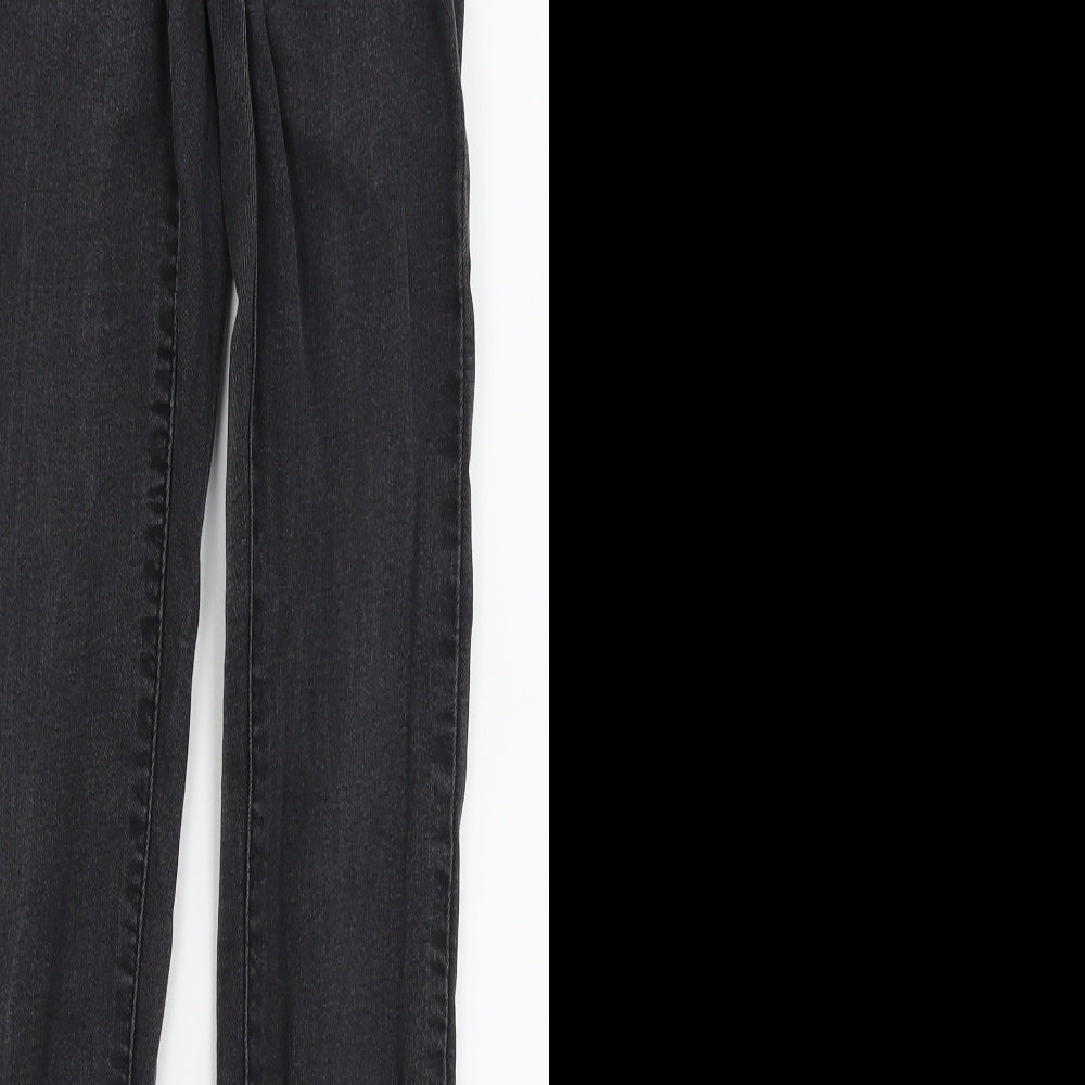 Womens UK Size 4 denim and co Regular Fit Skinny Black Jeans
