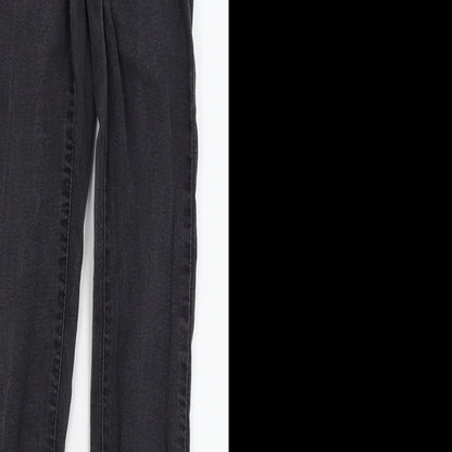 Womens UK Size 4 denim and co Regular Fit Skinny Black Jeans