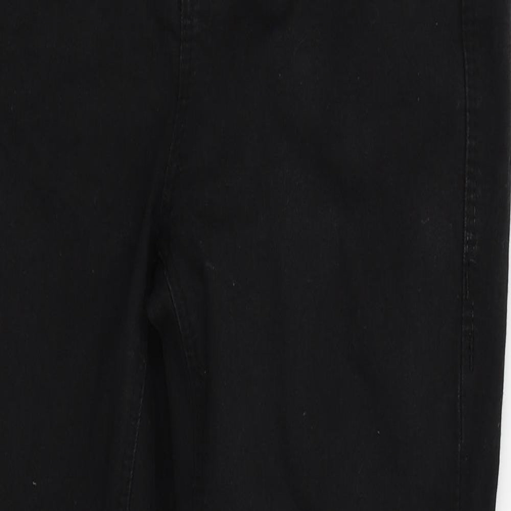 Womens UK Size 10 Denim and co Regular Fit Skinny Black Jeans