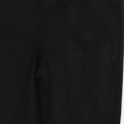 Womens UK Size 10 Denim and co Regular Fit Skinny Black Jeans