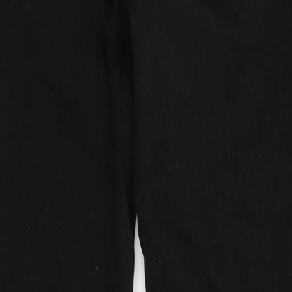 Womens UK Size 10 Denim and co Regular Fit Skinny Black Jeans