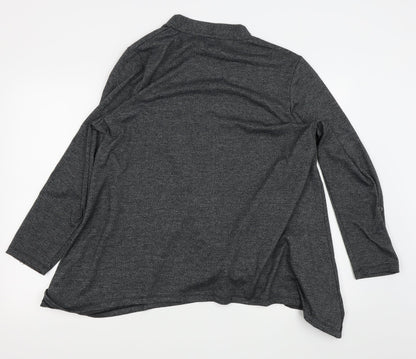 TIGI Womens Grey   Cardigan Jumper Size 16