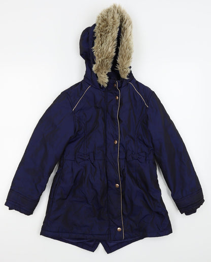With Love Products Girls Blue   Full Zip Jumper Size 10 Years
