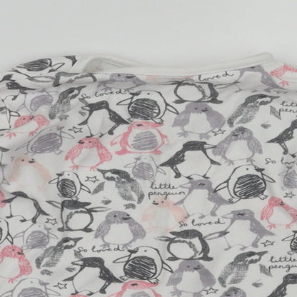 George  Ivory Animal Print  Basic T-Shirt Size 12-18 Months