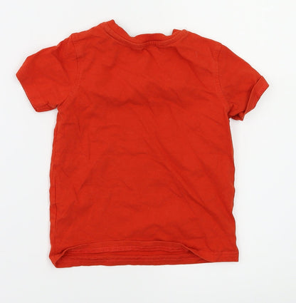 Asda George Boys Purple   Basic T-Shirt Size 3-4 Years