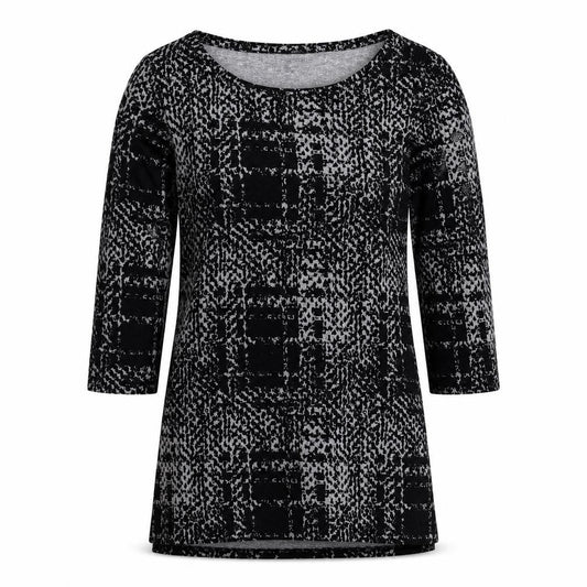 Womens UK Size 8 F&F Black Basic Blouse