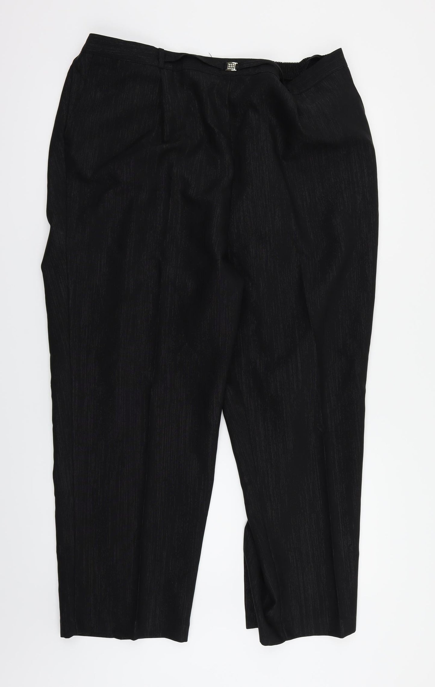 BM Collection Womens Black   Trousers  Size 22
