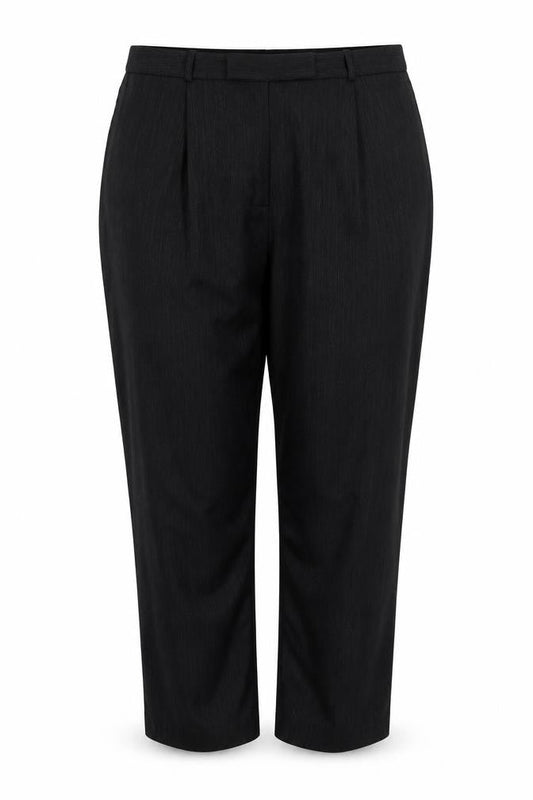 Womens UK Size 22 BM Collection Regular Fit  Black Trousers