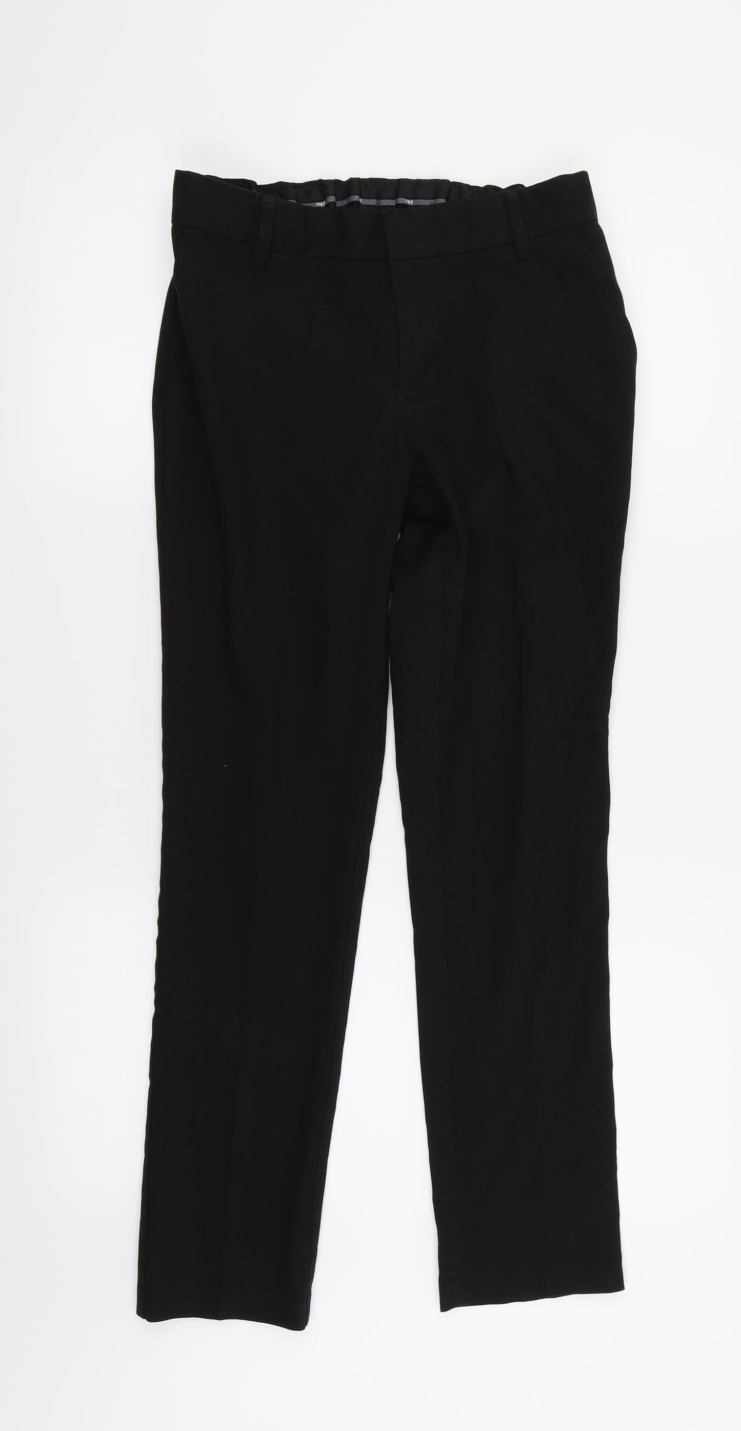 M&S Girls Black   Dress Pants Trousers Size 12-13 Years