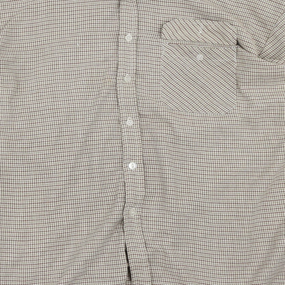 Antarex Mens Multicoloured Check   Button-Up Size L