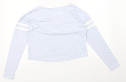 H&M Girls Blue   Pullover Sweatshirt Size 12-13 Years