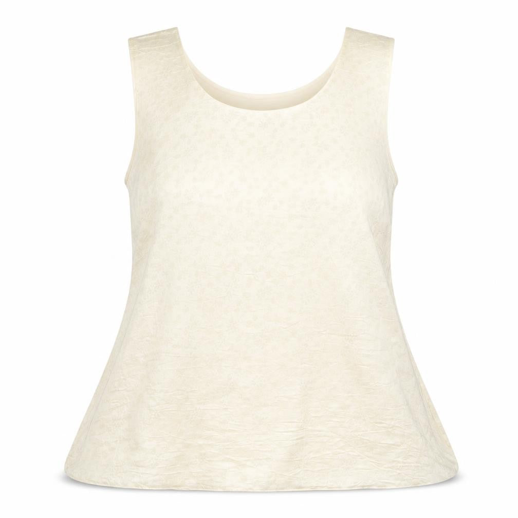 Womens UK Size 12 canda Beige Basic Blouse