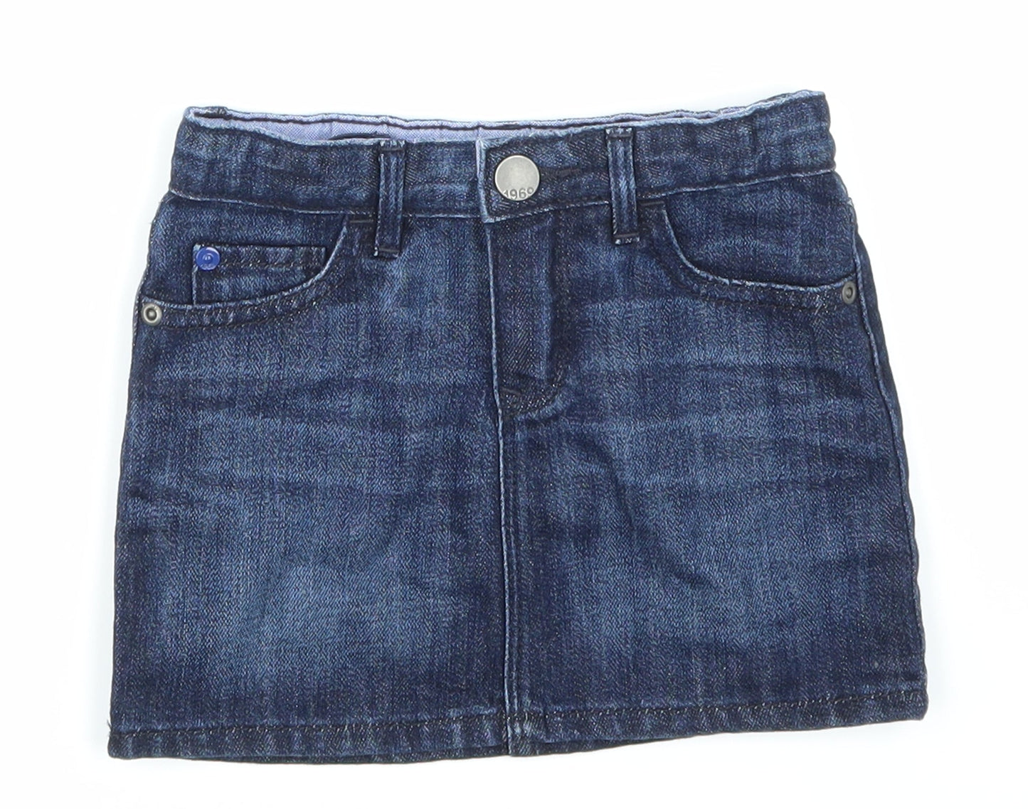 Gap Girls Blue  Denim Mini Skirt Size 3 Years
