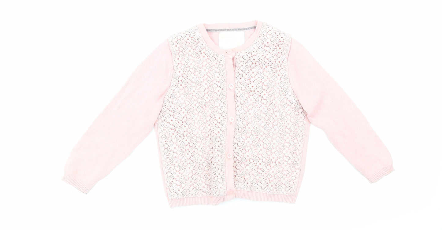 made wtih love  Pink Floral   Jumper Size 12-18 Months