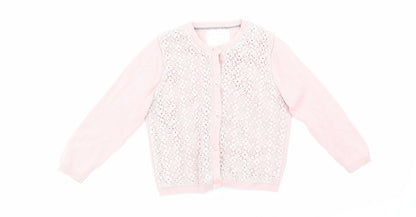 made wtih love  Pink Floral   Jumper Size 12-18 Months