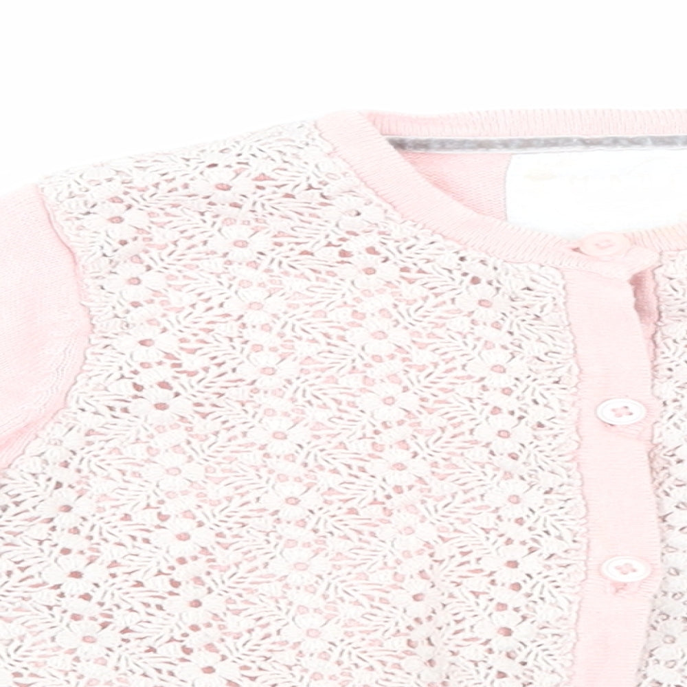 made wtih love  Pink Floral   Jumper Size 12-18 Months