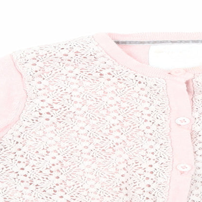 made wtih love  Pink Floral   Jumper Size 12-18 Months