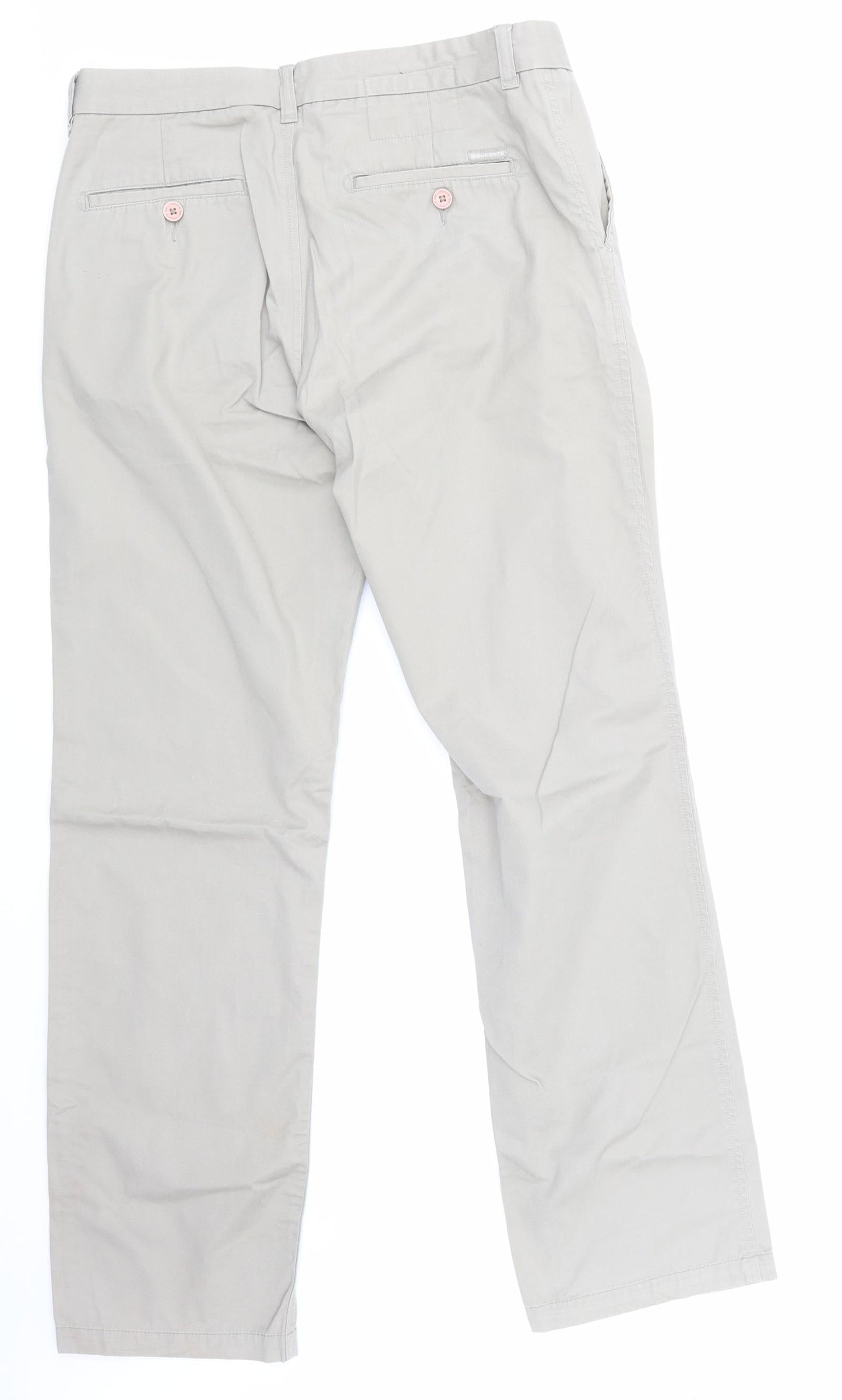 belmonte Mens Beige   Skinny Jeans Size 34 in