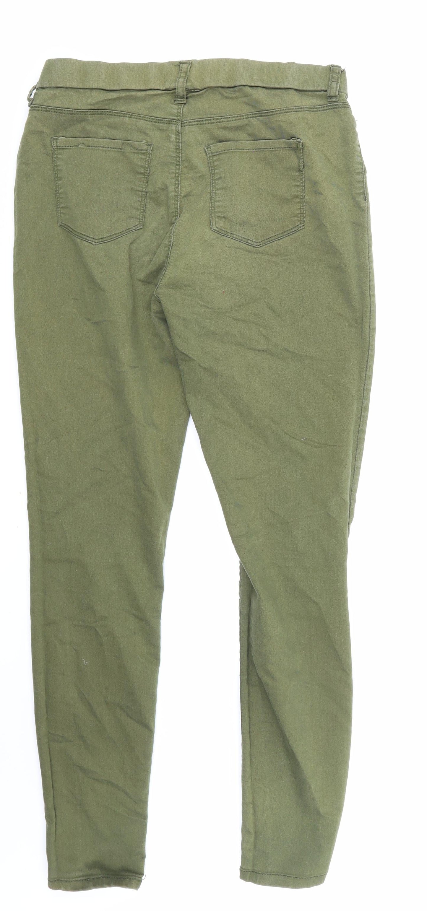 BHS Womens Green  Denim Jegging Jeans Size 10