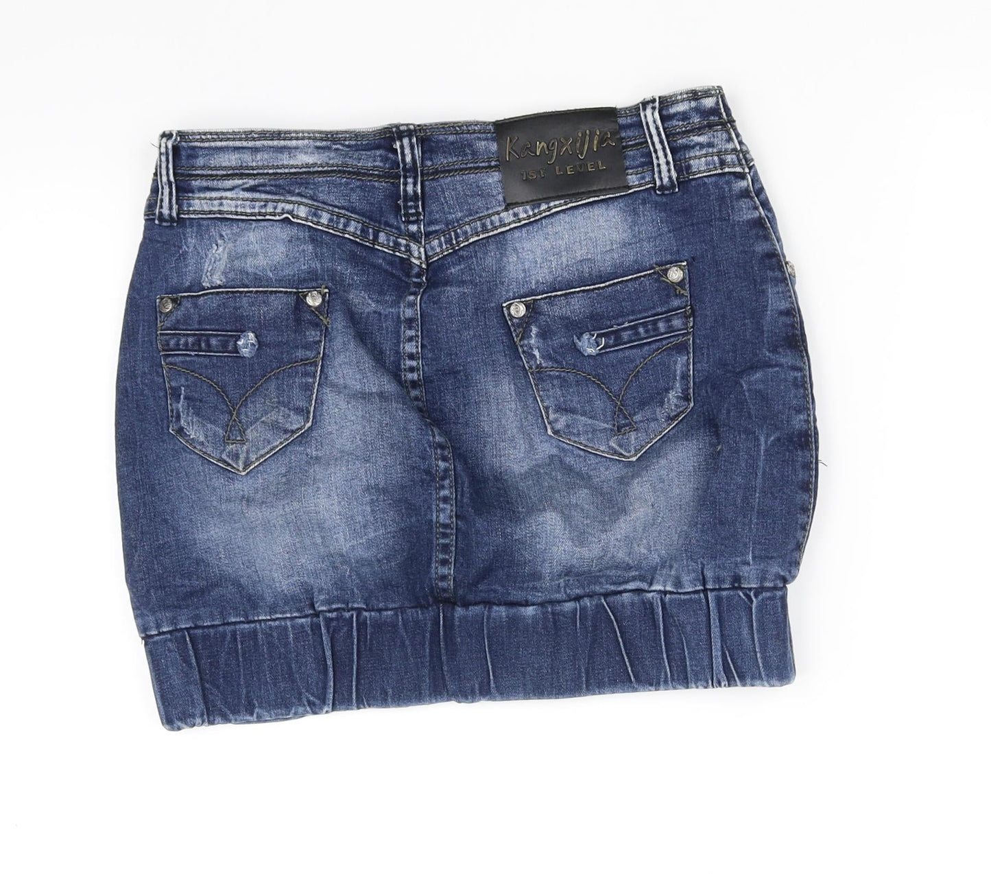 KangaROOS Womens Blue   Flare Skirt Size 27 in