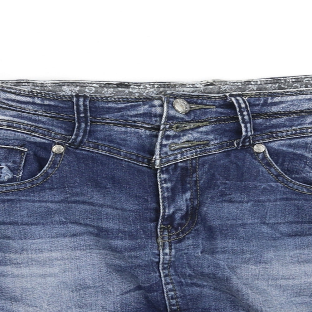 KangaROOS Womens Blue   Flare Skirt Size 27 in