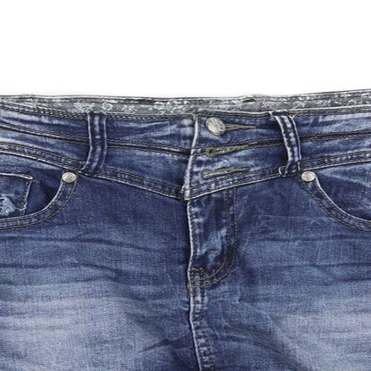 KangaROOS Womens Blue   Flare Skirt Size 27 in