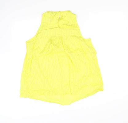 TU Womens Yellow   Basic Blouse Size 14