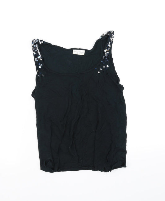 Miss Selfridge Womens Blue   Basic Tank Size 10