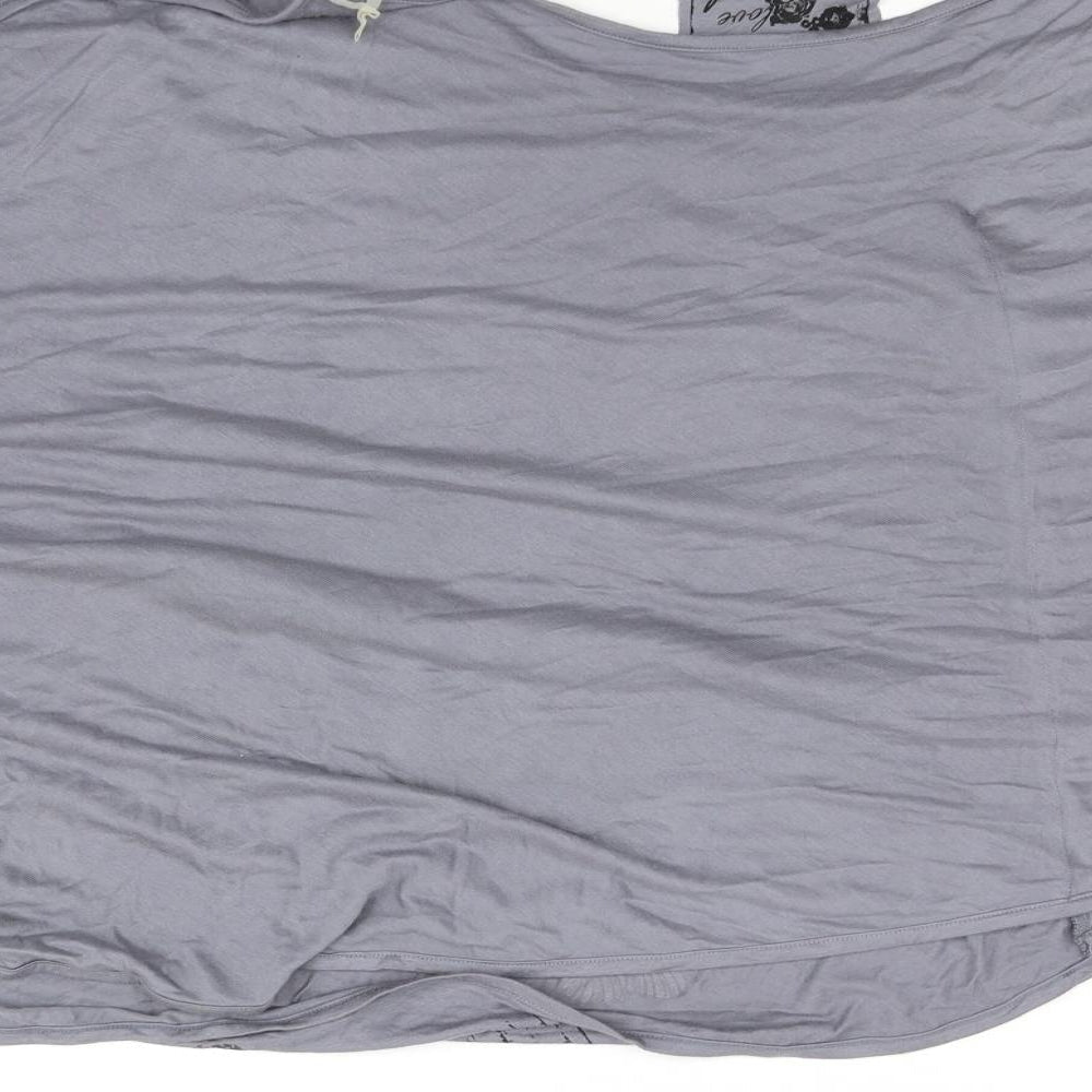 hoch Womens Grey   Basic Blouse Size XS
