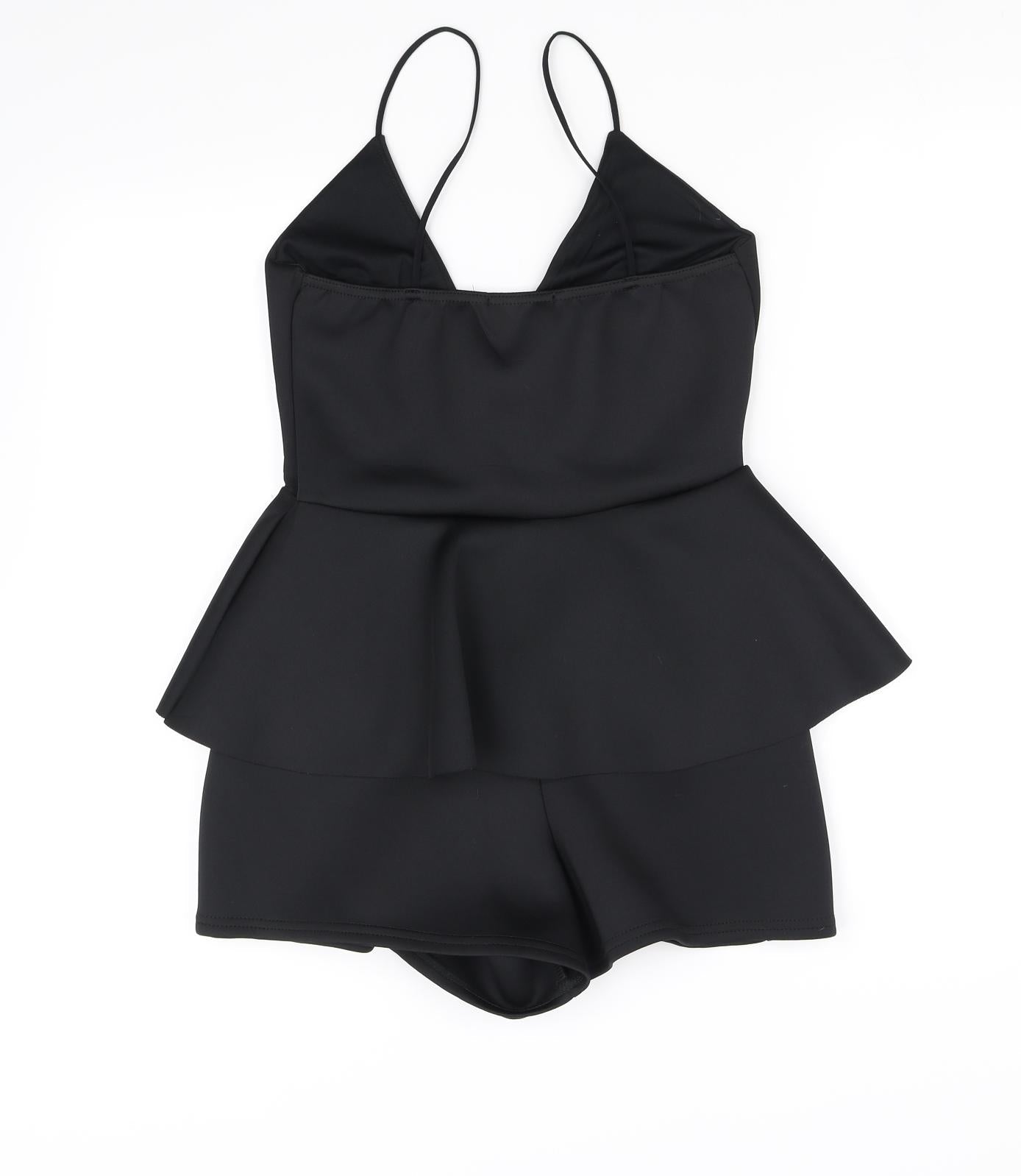 pre worn Womens Black Ikat  Bodysuit One-Piece Size 8 L10 in