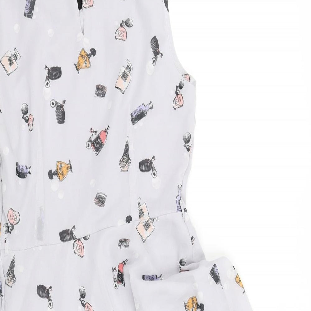 Dorothy Perkins Womens Purple   Fit & Flare  Size 12