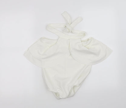 Womens UK Size 12 pre worn White Basic Blouse