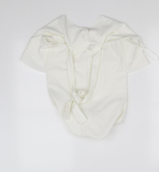 Womens UK Size 12 pre worn White Basic Blouse