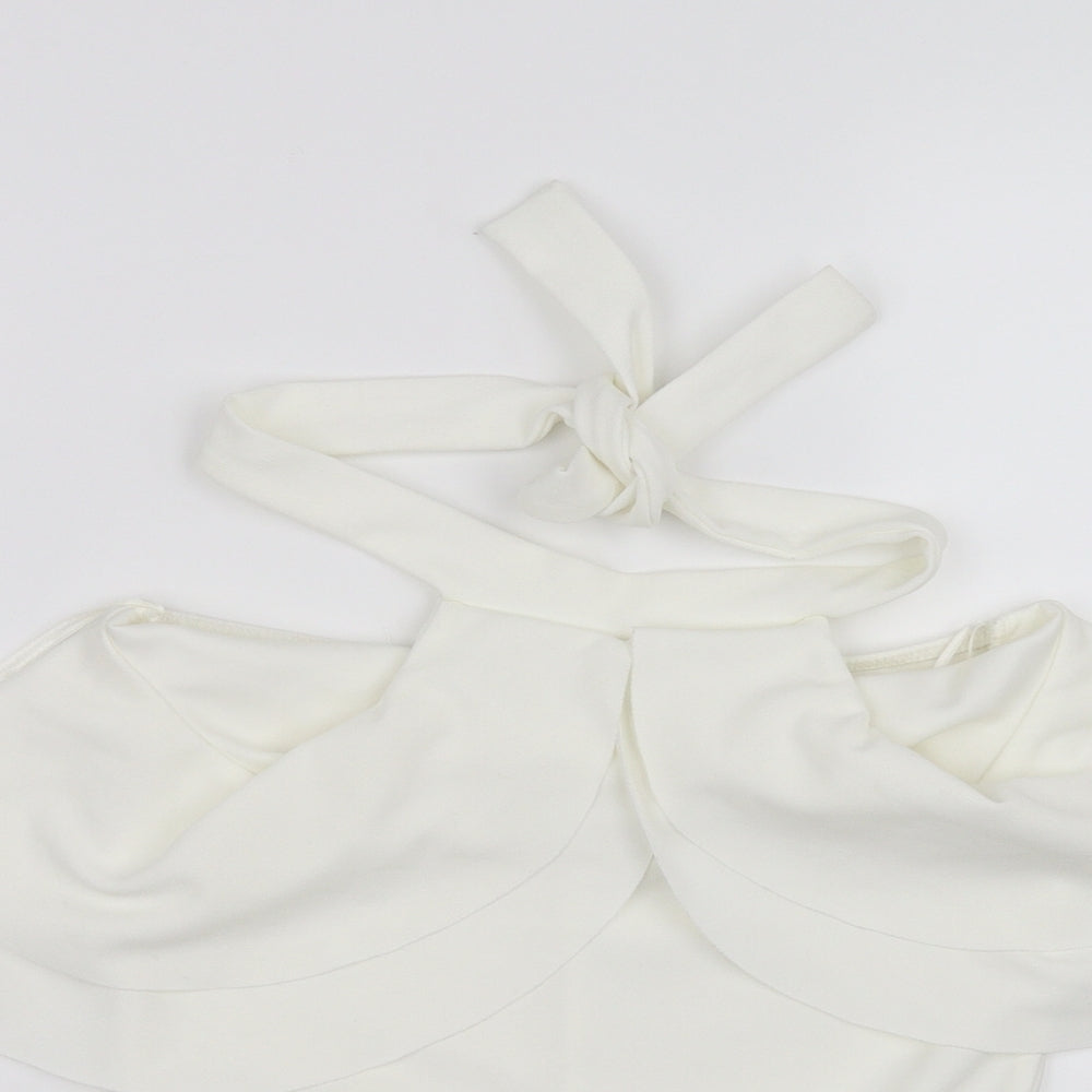 Womens UK Size 12 pre worn White Basic Blouse