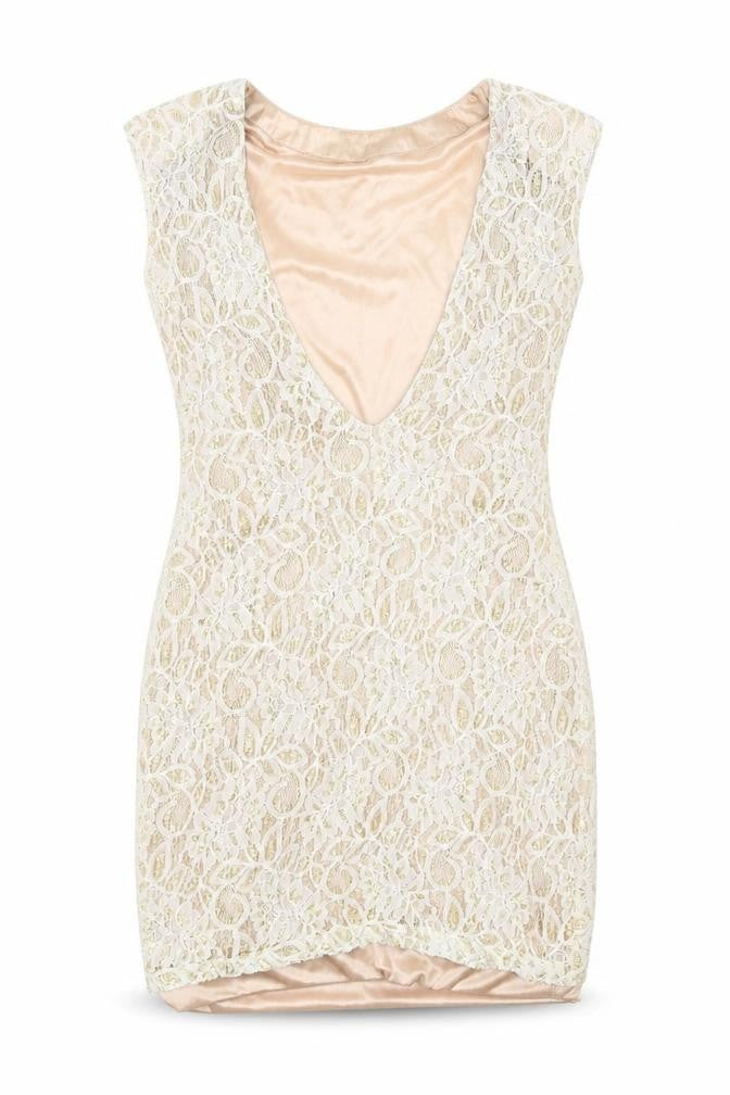Womens Gold   Fit & Flare  Size M