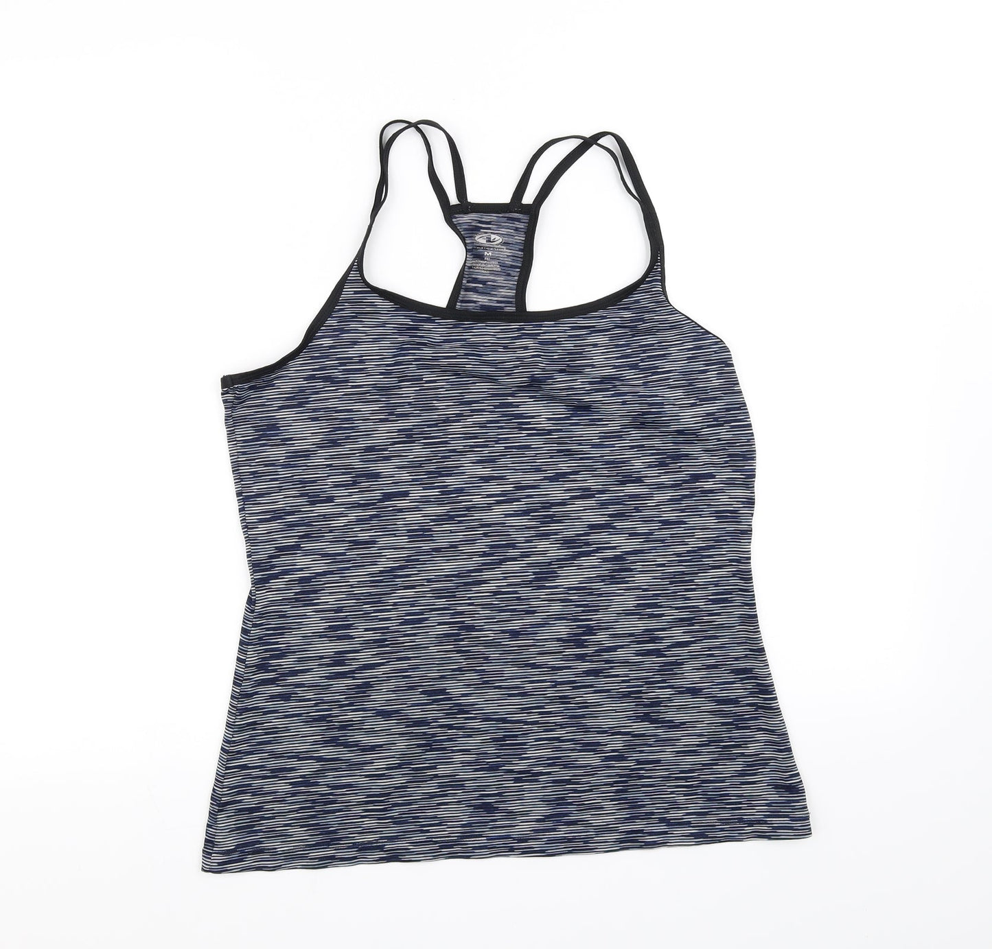 Womens UK Size M pre worn Blue Basic Tank