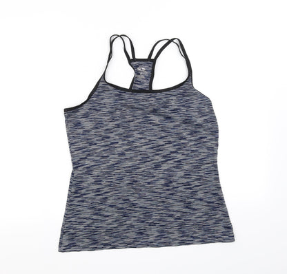 Womens UK Size M pre worn Blue Basic Tank