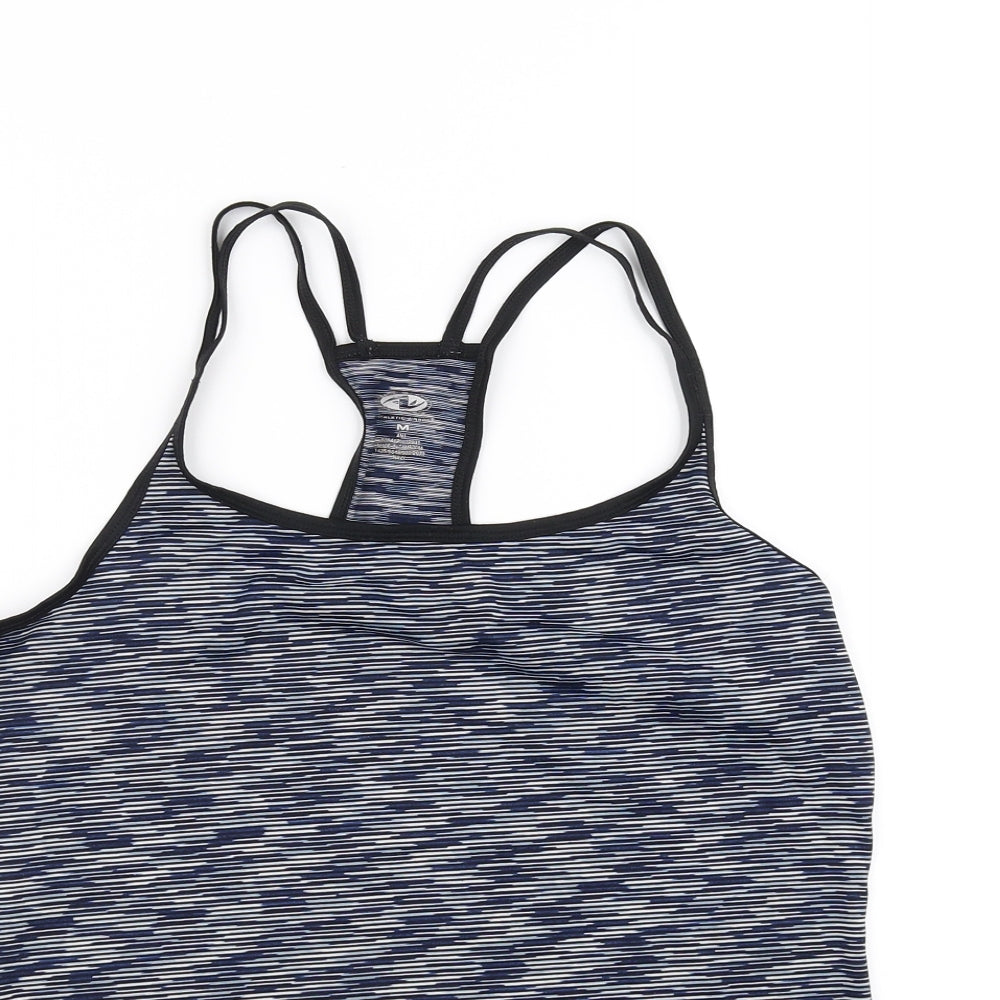 Womens UK Size M pre worn Blue Basic Tank