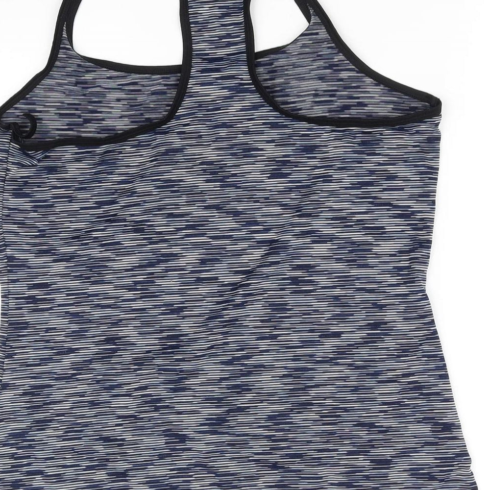 Womens UK Size M pre worn Blue Basic Tank