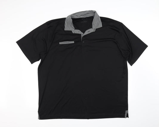 pre worn Mens Black    Polo Size 2XL