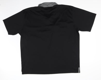 pre worn Mens Black    Polo Size 2XL