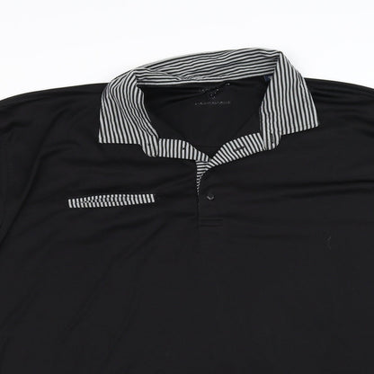 pre worn Mens Black    Polo Size 2XL